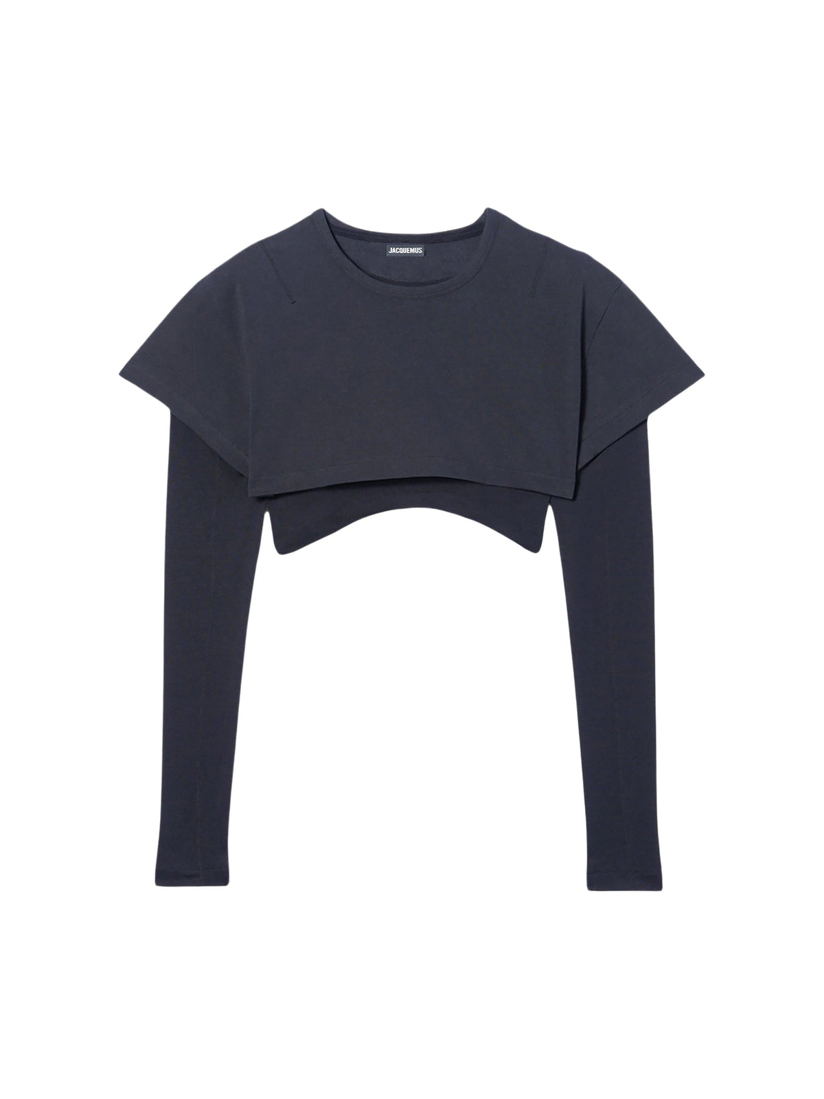 55€ / 19 sold //42 QTY / ST45%   T-shirt court à sûrpiqures - Black