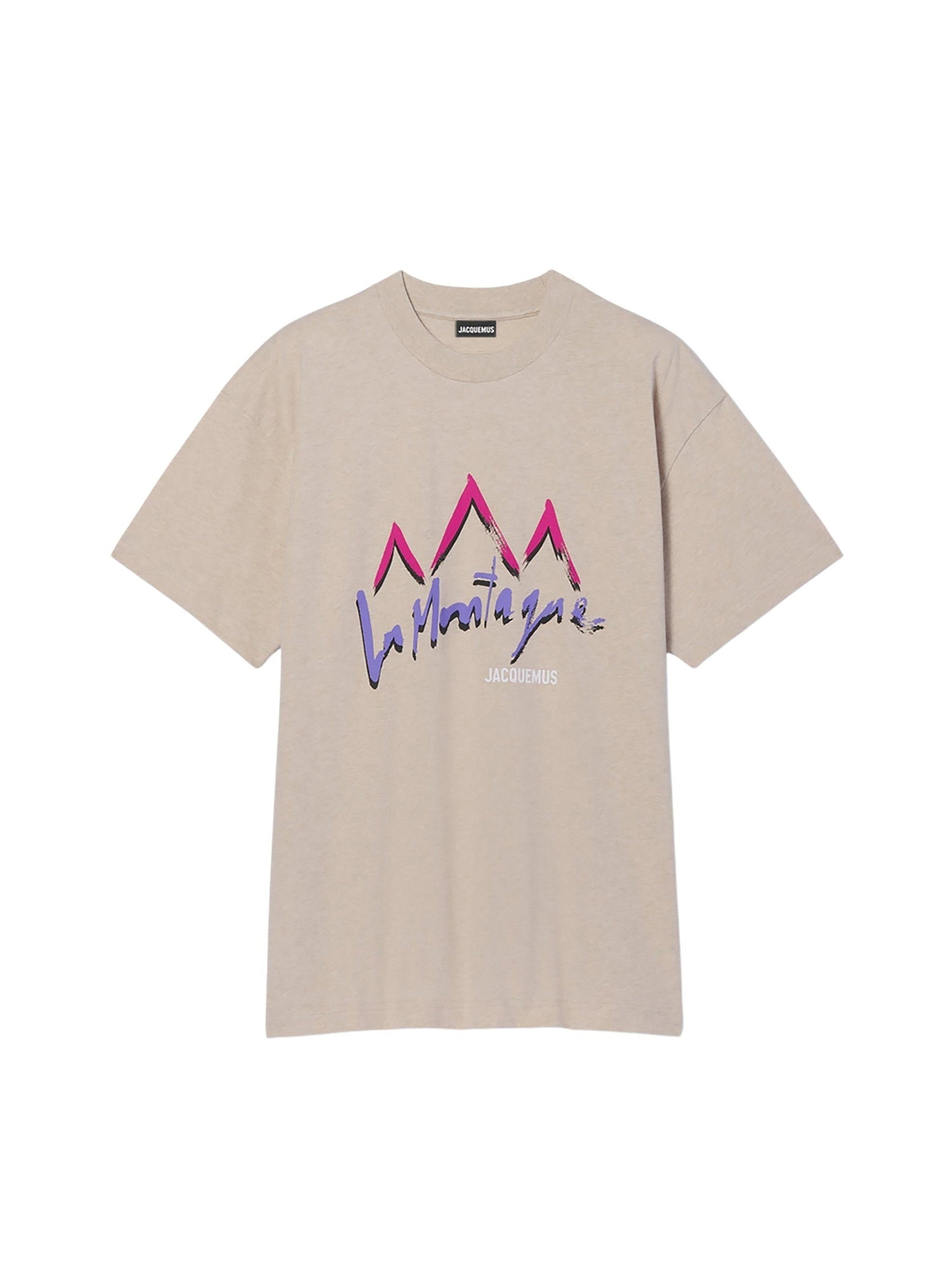 BEIGE LE TSHIRT MONTAGNE 80