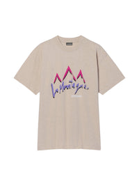 55€ / 11 sold //21 QTY / ST52%   T-shirt Montagne 80 avec logo - Beige