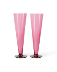 Lot de 2 flûtes à champagne - Pink