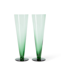 Champagne Flute - Green