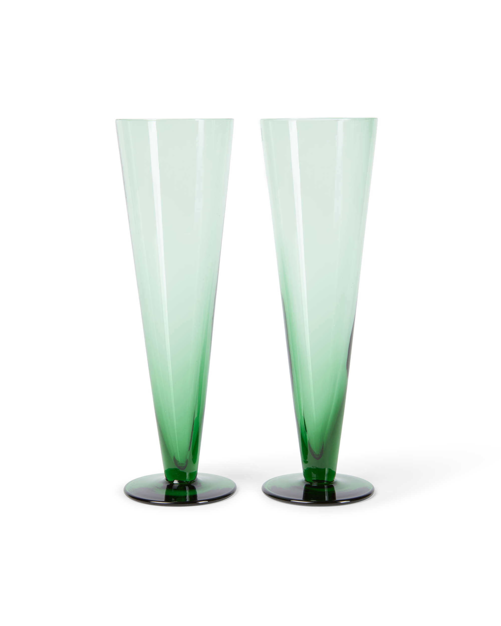 Champagne Flute - Green
