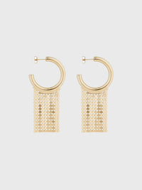 Créoles Pixel pendantes - Gold