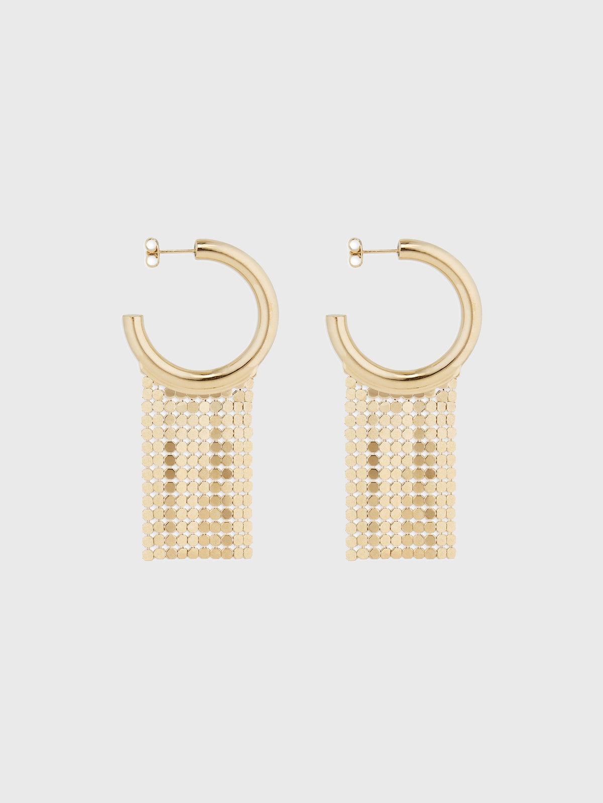 Créoles Pixel pendantes - Gold
