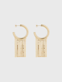 Créoles Pixel pendantes - Gold