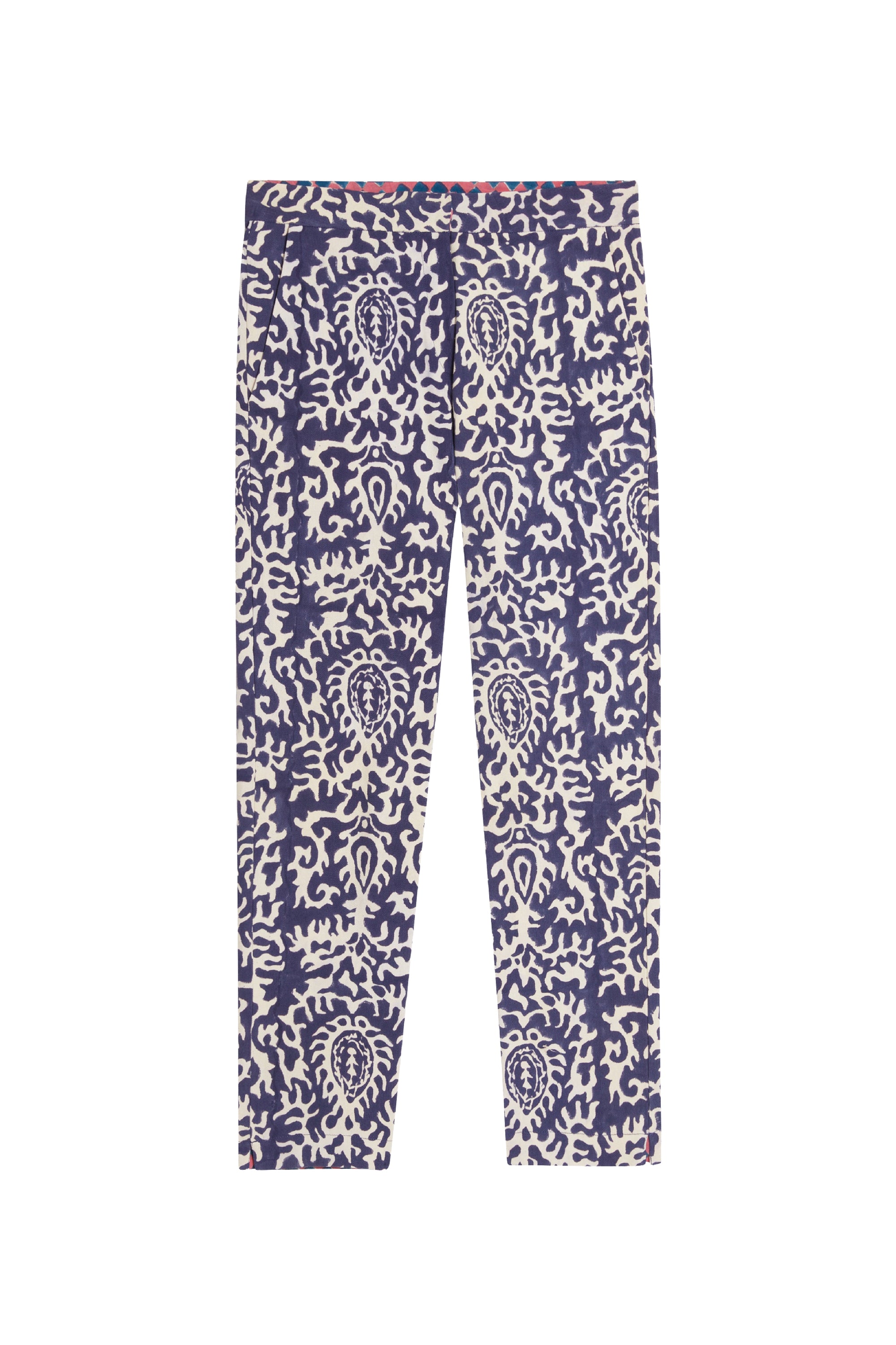 Suzani Damask Payne cotton capri trousers - Neutral