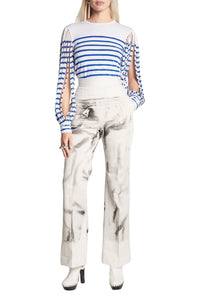Pantalon Les Marins imprimé - White & Black