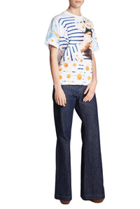Les Marins printed T-shirt - Multicolor