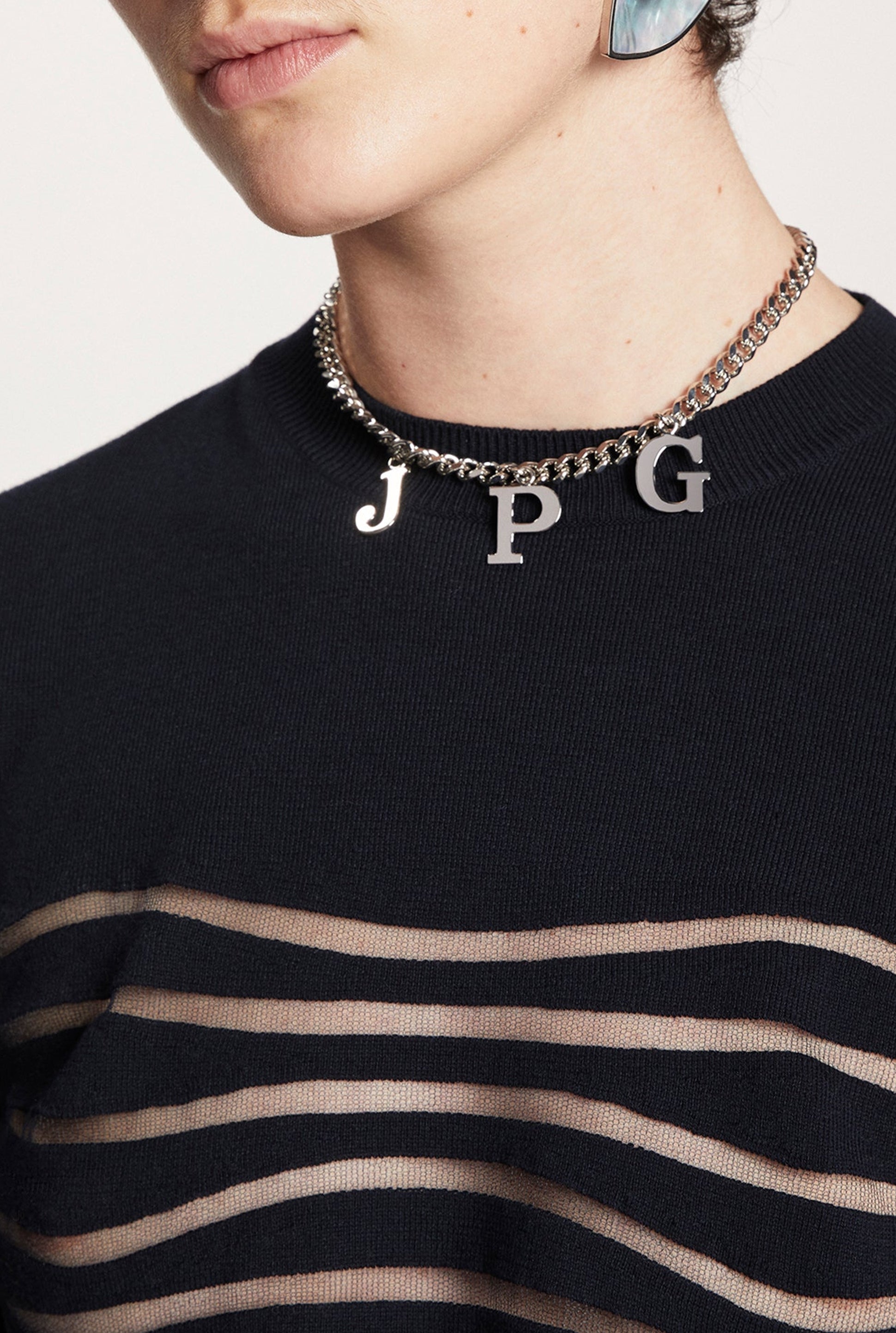 Pull unisexe Les Marins à rayures - Navy