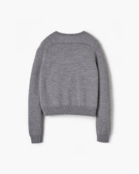 Pull Gem à logo brodé en laine - Silver Reflective