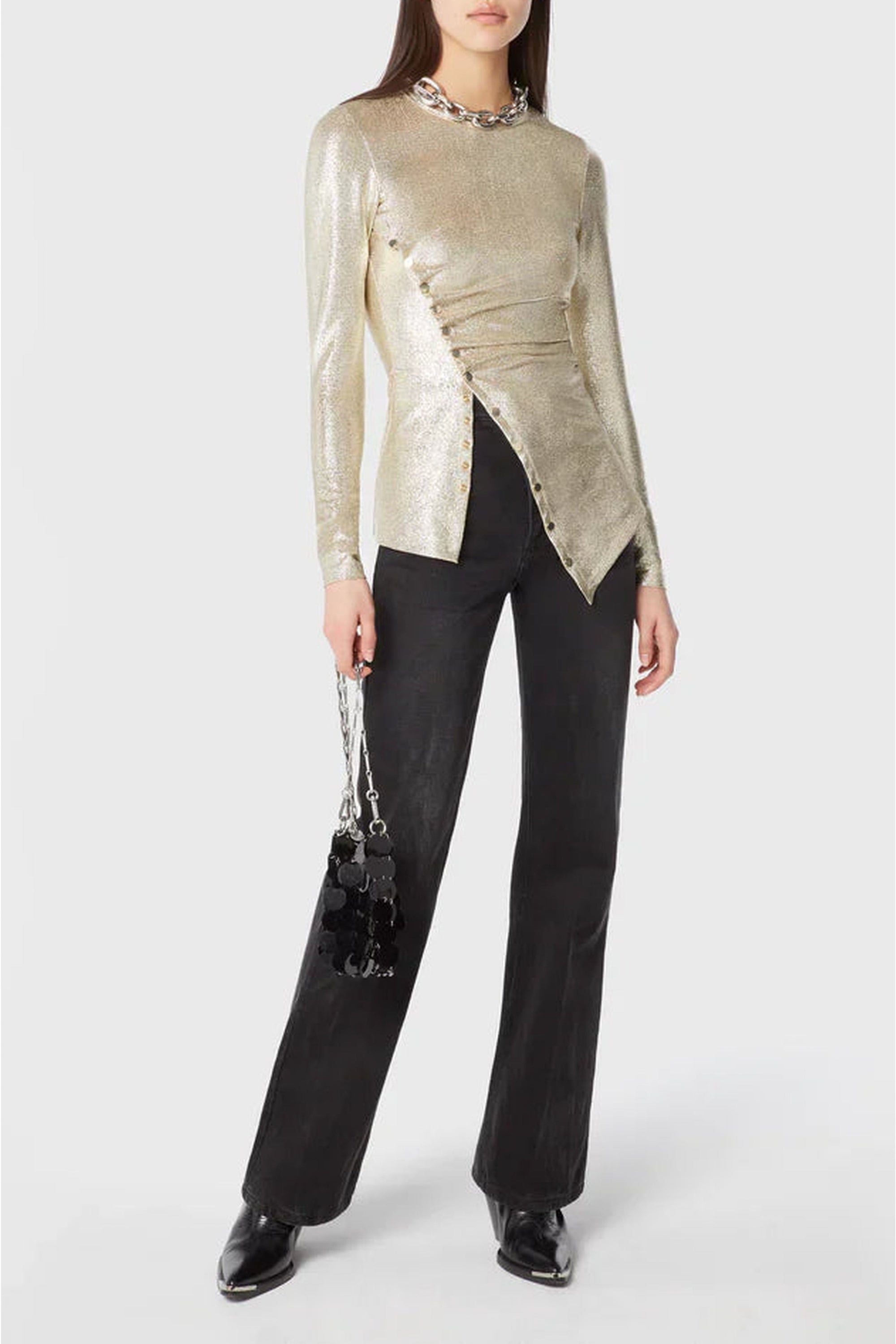Silver & Gold Top - Silver & Gold