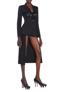 Jupe-short JPG x Lotta Volkova en laine - Black
