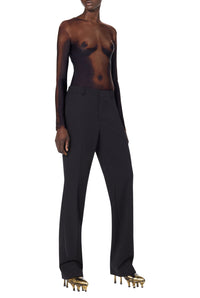 Pantalon JPG x Lotta Volkova en laine - Black
