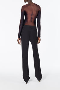 Pantalon JPG x Lotta Volkova en laine - Black