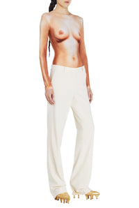 Pantalon JPG x Lotta Volkova en laine - Beige