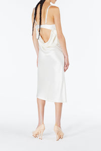 Robe JPG x Lotta Volkova en soie - White
