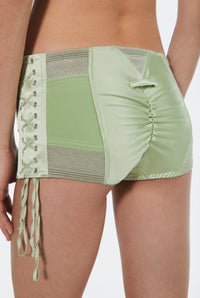 Boxer JPG x Lotta Volkova en satin - Mint