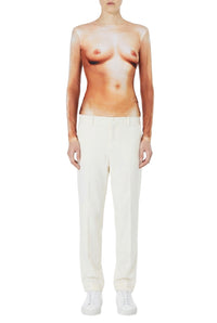 JPG x Lotta Volkova Print Top - Light Nude