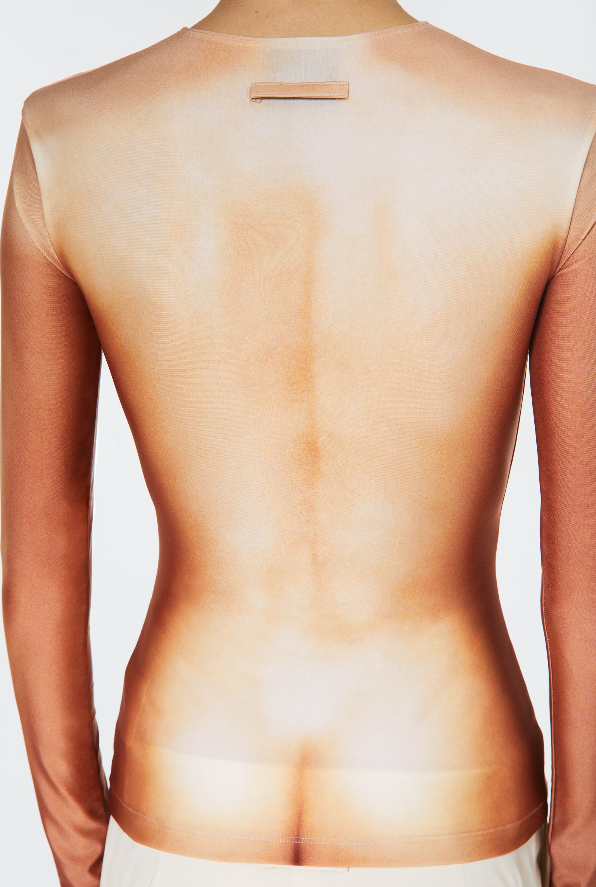 JPG x Lotta Volkova Print Top - Light Nude
