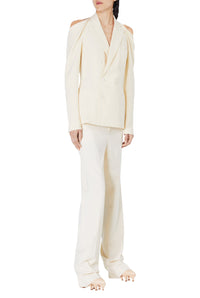 Blazer JPG x Lotta Volkova en laine - Beige