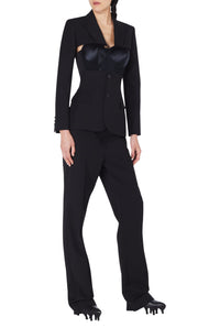 Blazer JPG x Lotta Volkova en laine - Black