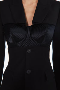 Blazer JPG x Lotta Volkova en laine - Black