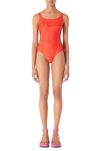 Maillot une pièce Évidemment avec strass - Red