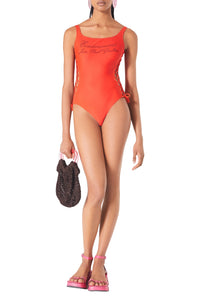 Maillot une pièce Évidemment avec strass - Red