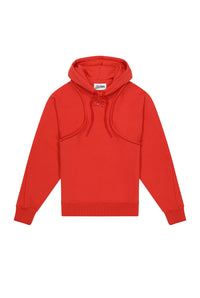 Sweat à capuche Cyber avec logo - Red