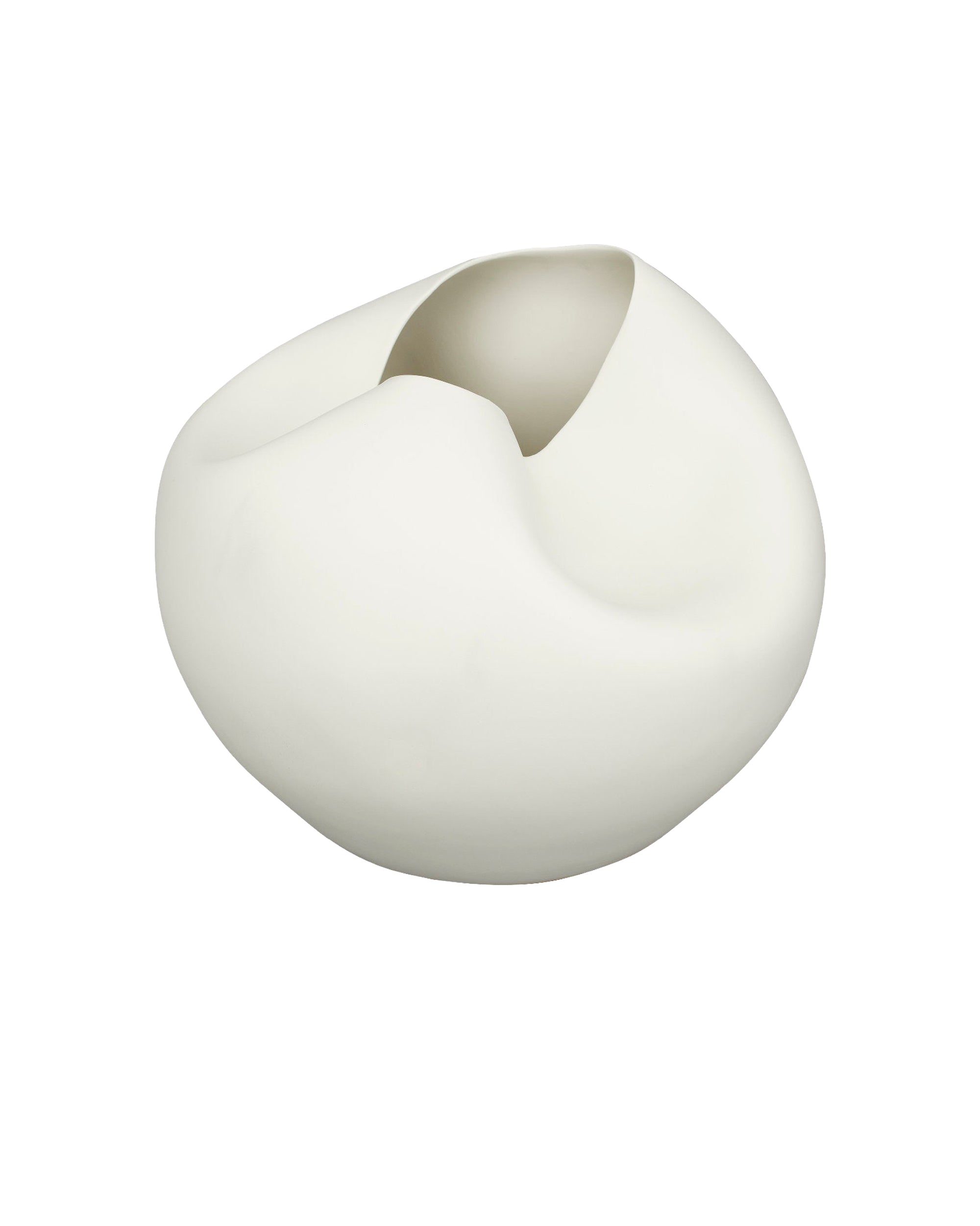 Vase Reynolds I en céramique - White