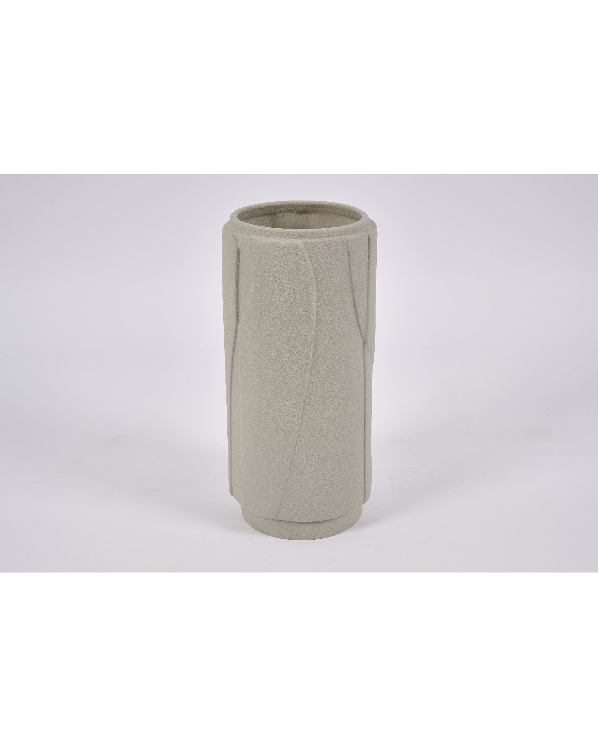 VASE LAURENA L GRIS