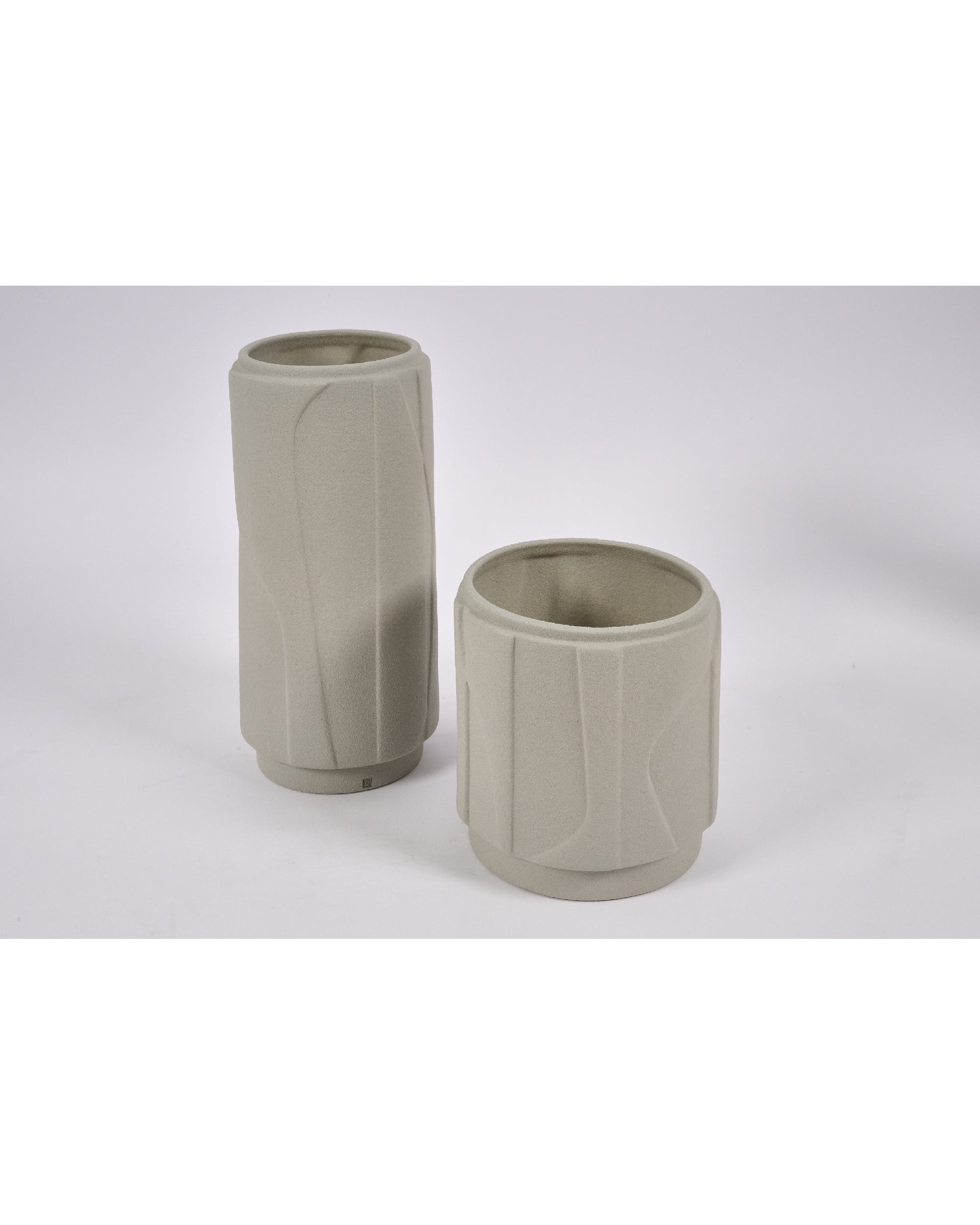VASE LAURENA L GRIS
