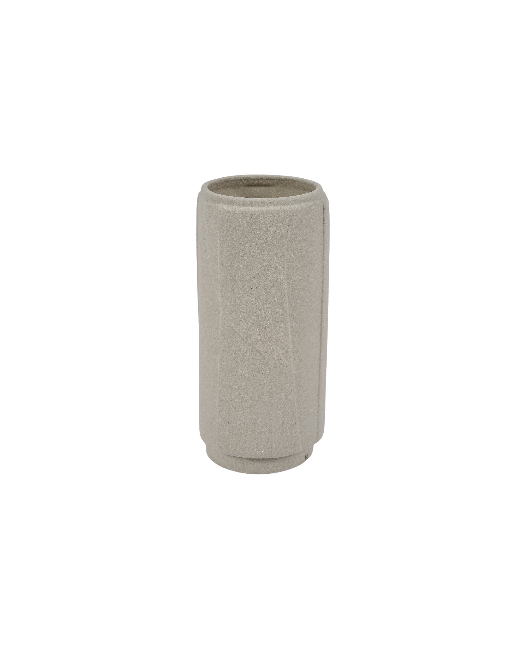 VASE LAURENA L GRIS