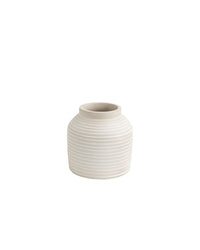 Vase Pietro en argile - Off white