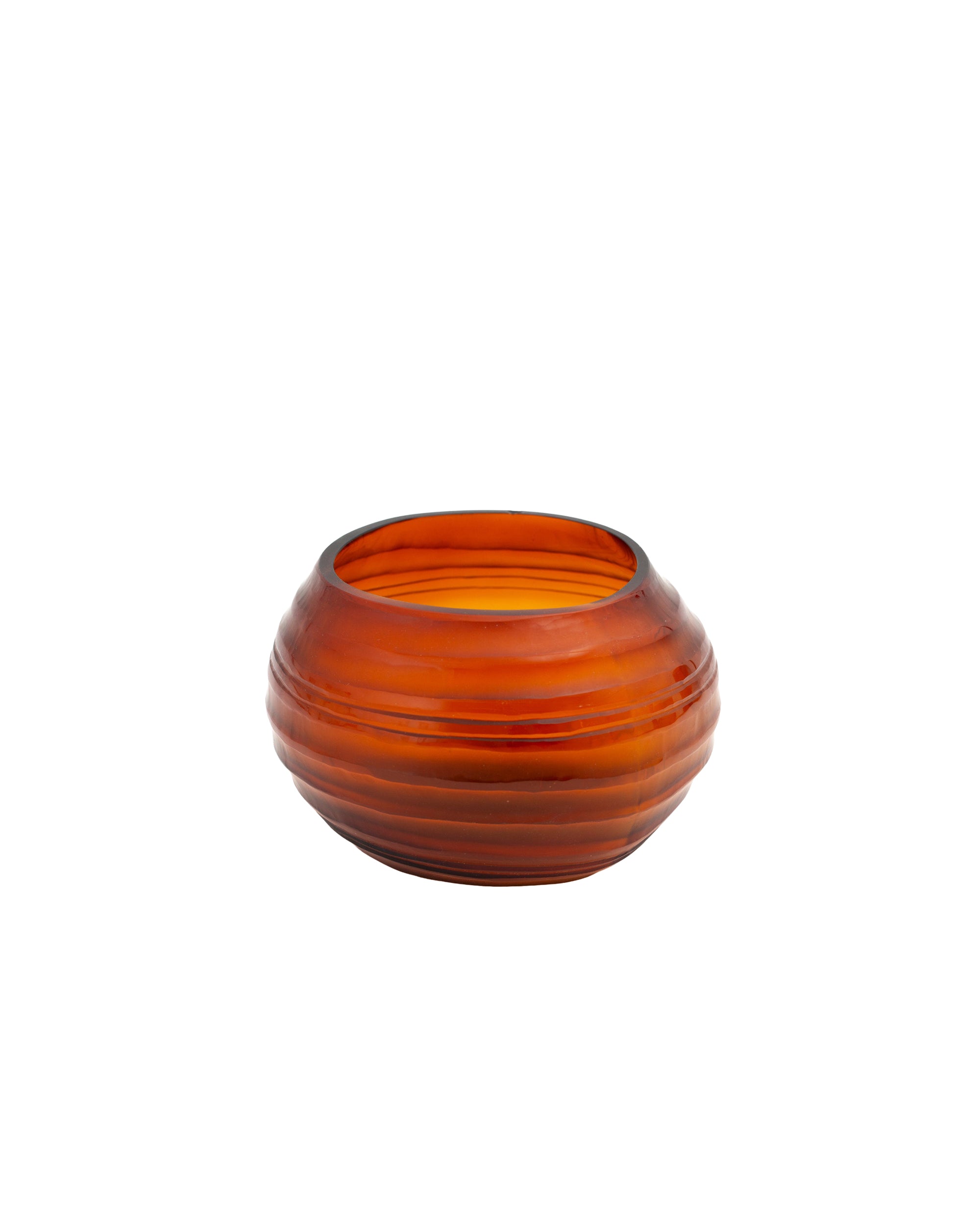 Vase Vera en verre - Orange