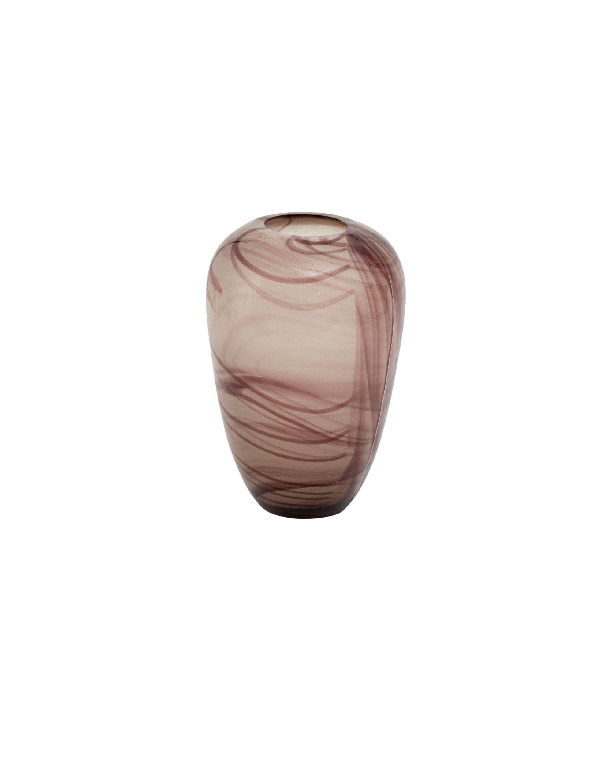 Vase Isabella en verre - Brown