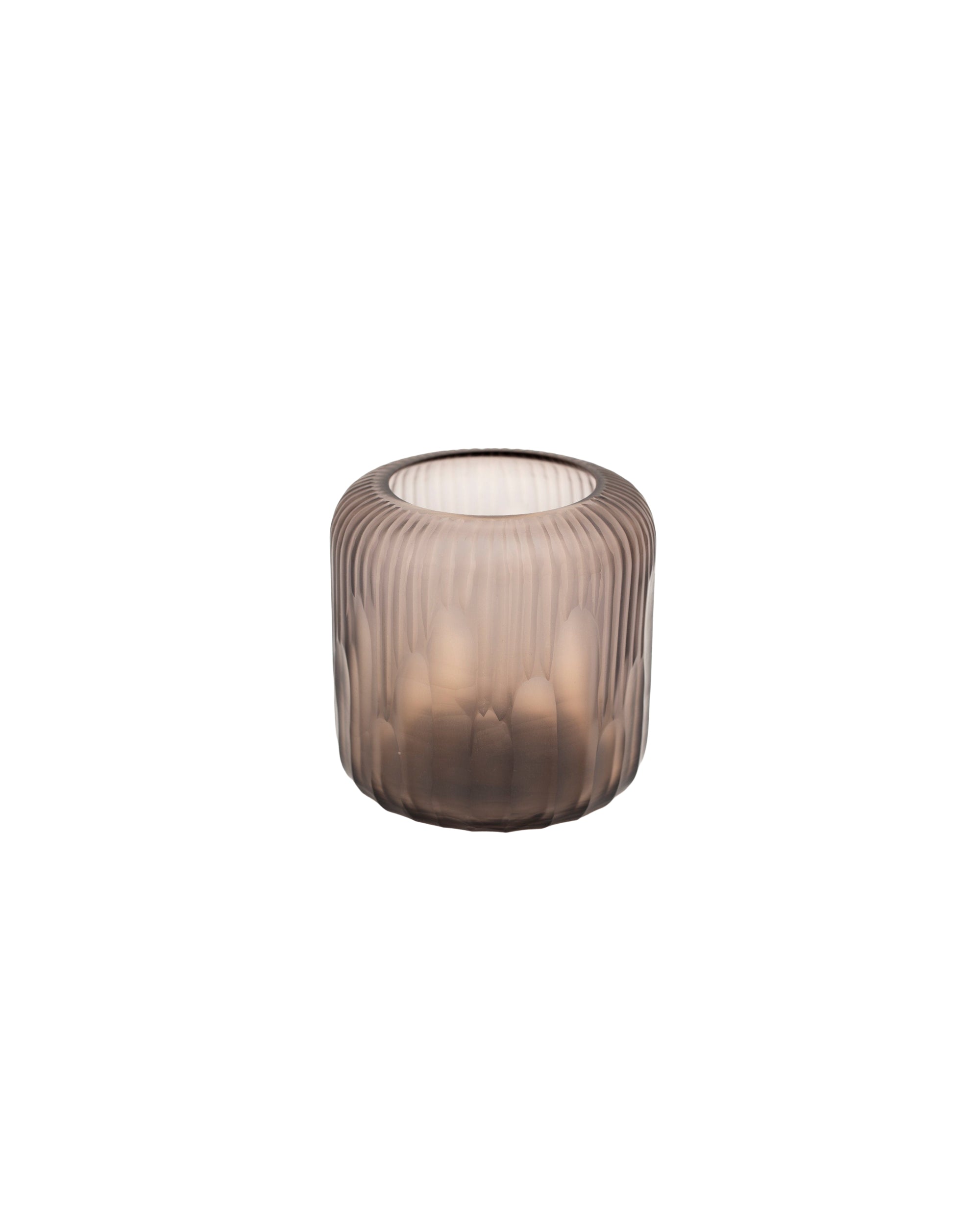 Vase Hannah S en verre - Brown