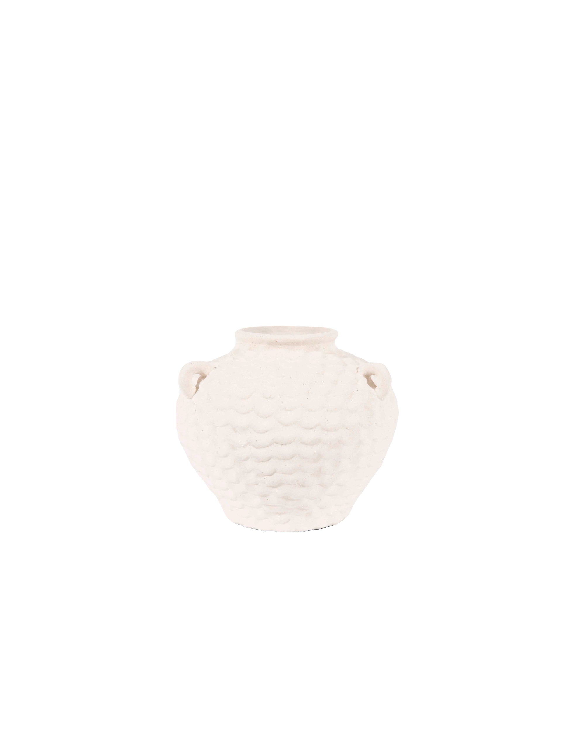 Vase Leslie S en porcelaine - Off white