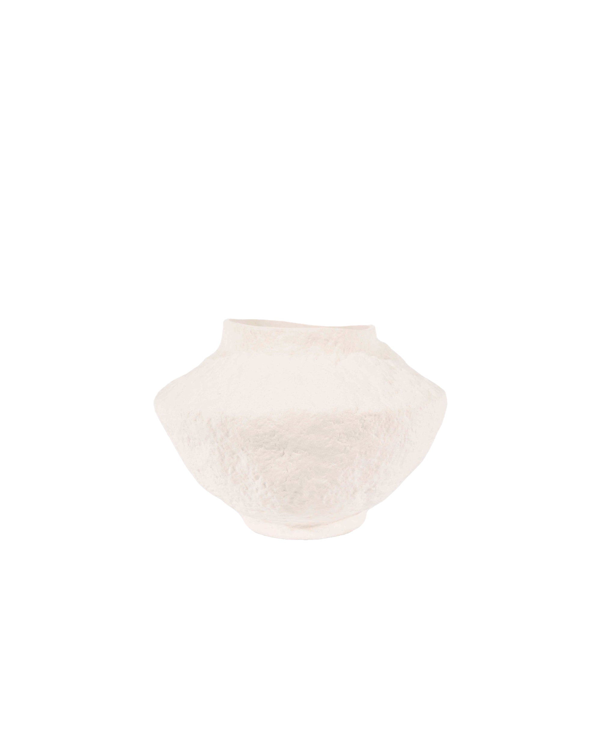 Vase Ania en porcelaine - Off white