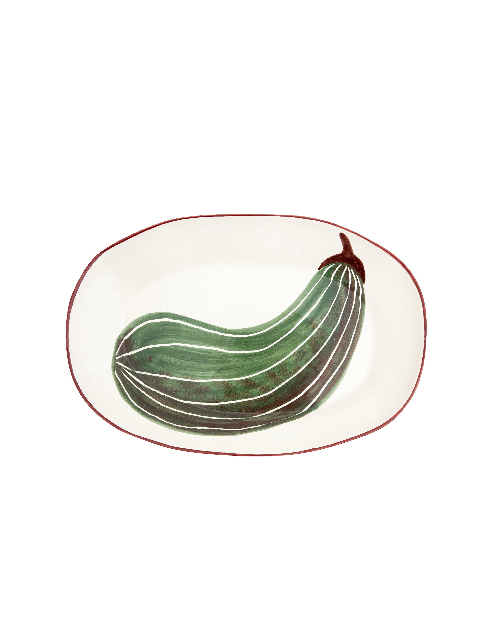 Coupe végétale Courgettes S en céramique - Mixed