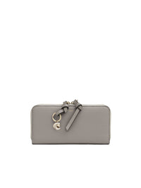 Portefeuille long Alphabet en cuir - Cashmere Grey