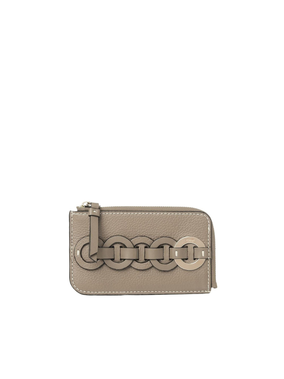 BASEPLUS_Motty Grey SMALL PURSE W C - Motty Grey