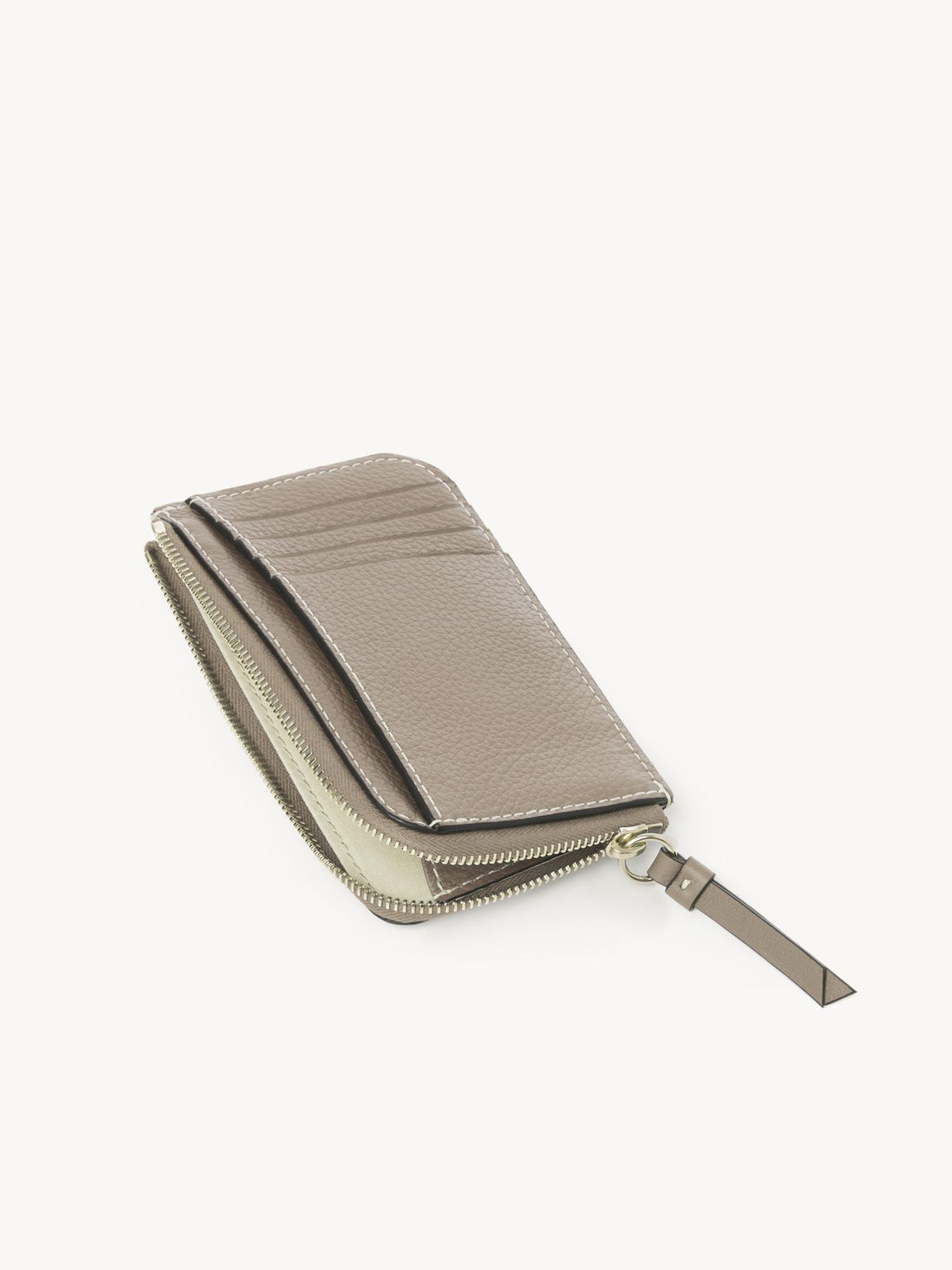 BASEPLUS_Motty Grey SMALL PURSE W C - Motty Grey