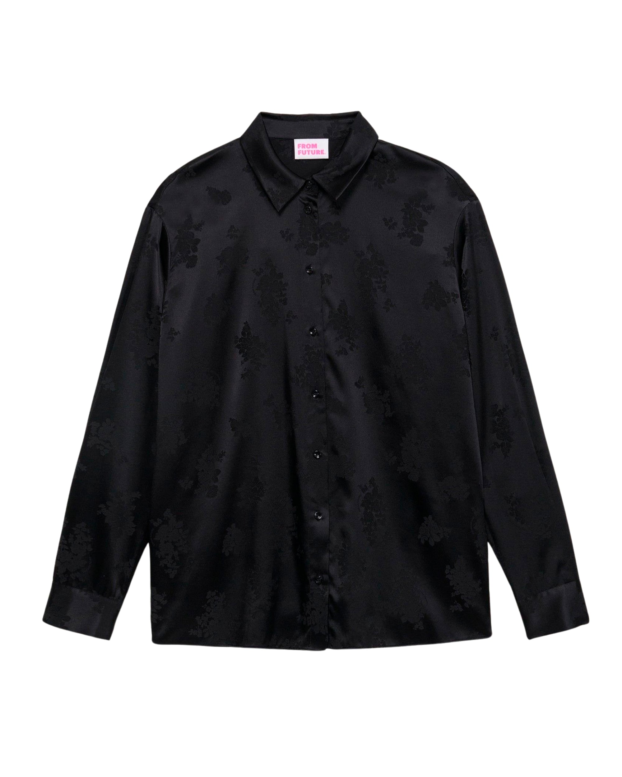 BIG BLACK ORCHID / DJV / QTY : 1 / Chemisier Suzanna - Big Black Orchid