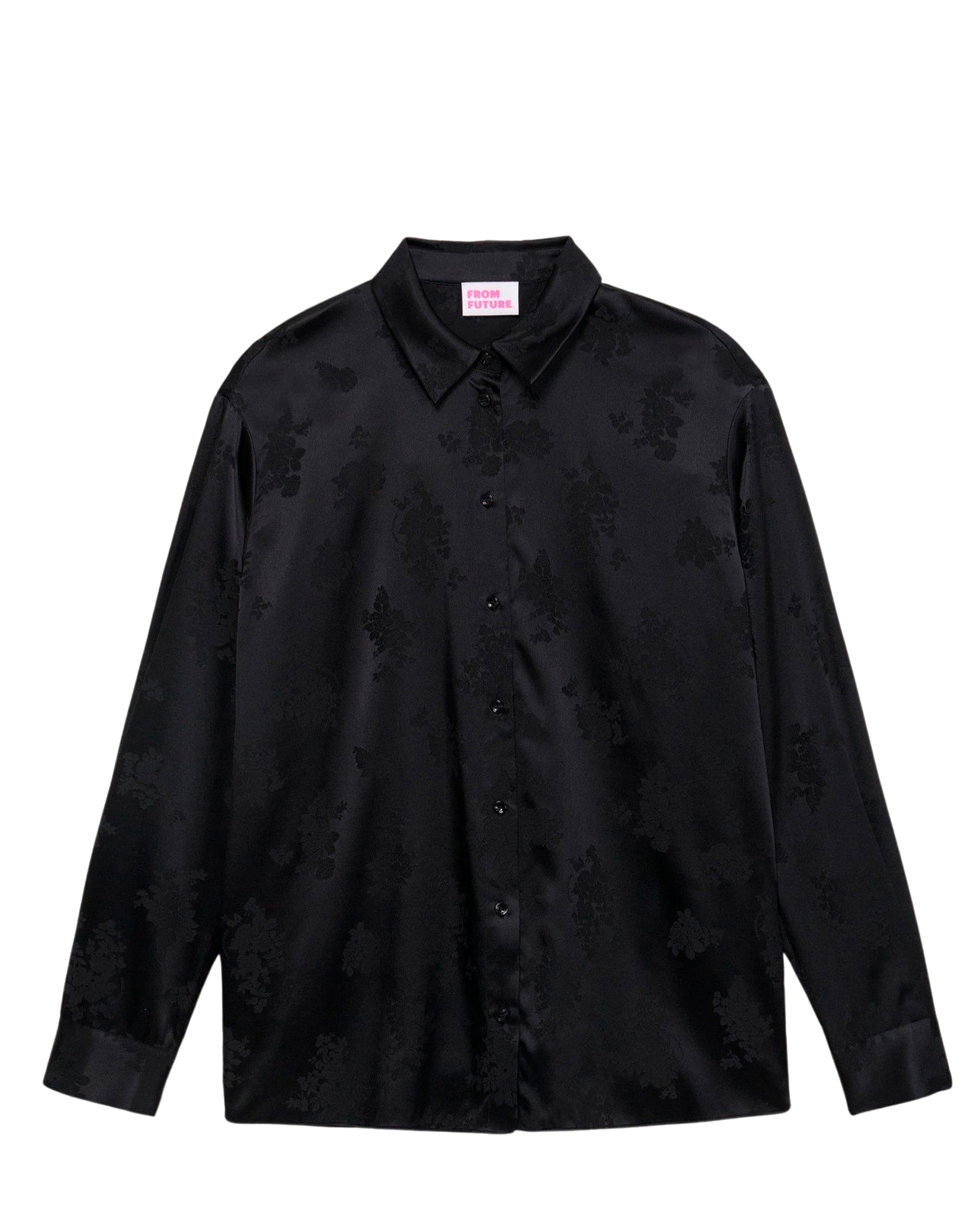 BIG BLACK ORCHID / DJV / QTY : 1 / Chemisier Suzanna - Big Black Orchid