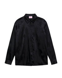Chemise Suzanna en soie - Black Jacquard