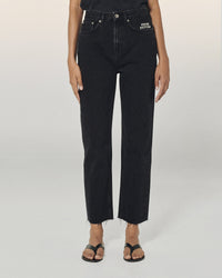 Pantalon droit Joseph en denim - Noir