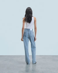 Pantalon droit Joseph en denim - Bleu Clair