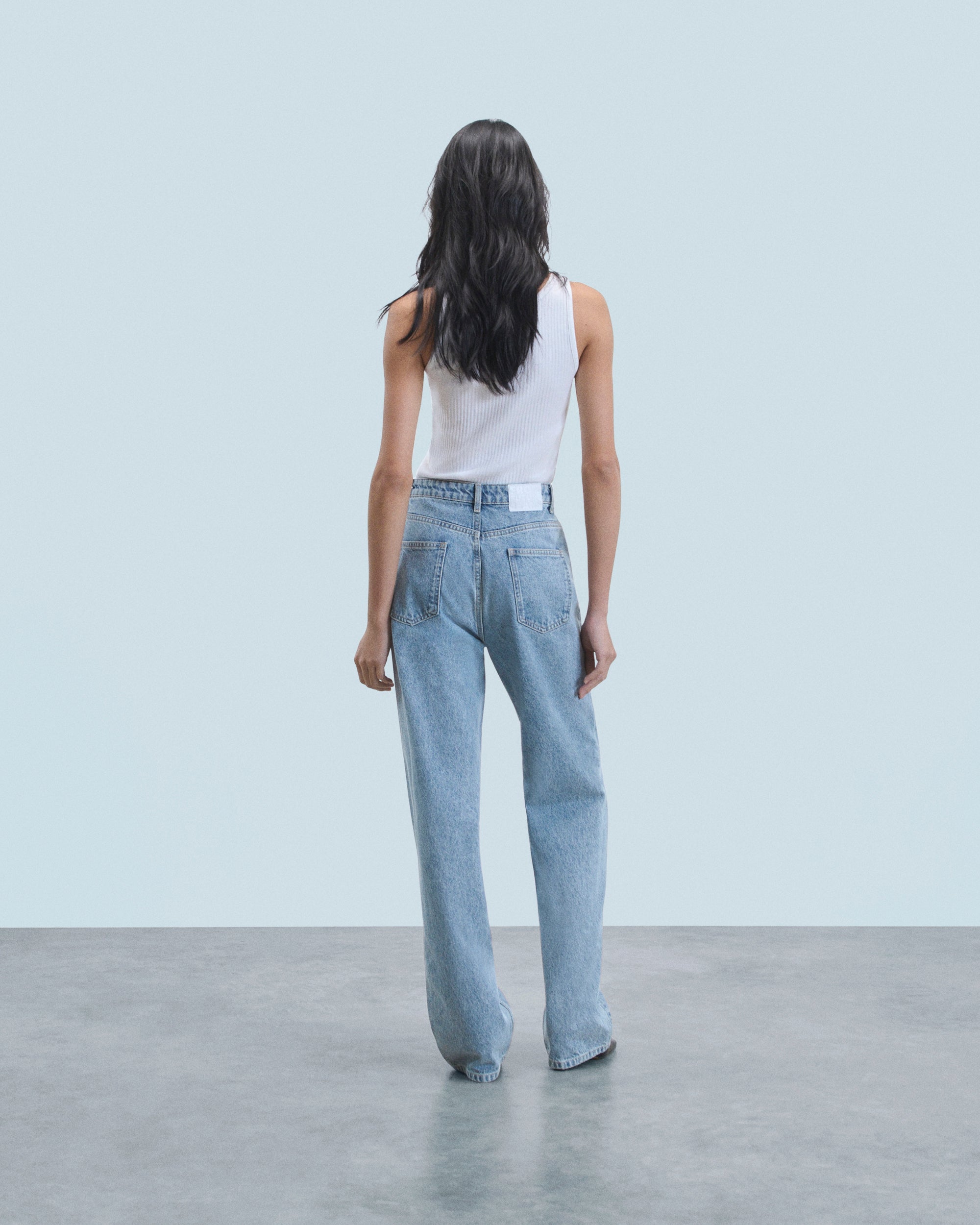 Y. ONLY PORTE / BLEU CLAIR / NEW / QTY : 3 / Joseph Jean Droit - Bleu Clair