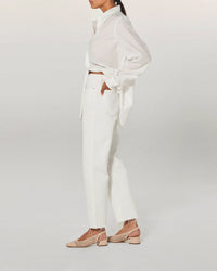 Pantalon droit Joseph en denim - Ecru